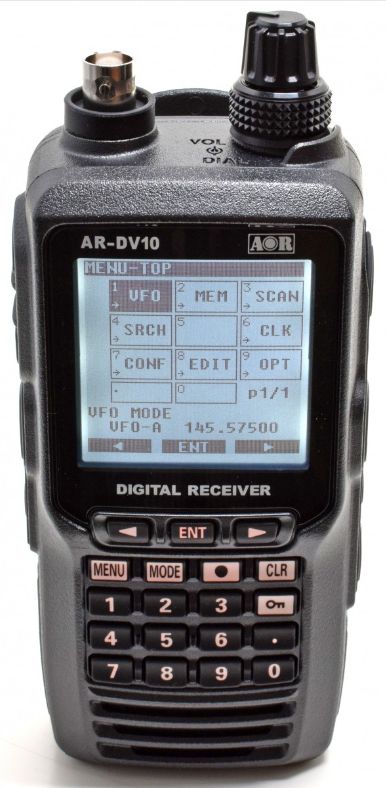 Funktechnik von Allmen - AOR AR-DV10 Digital-Analog-Funkempfaenger